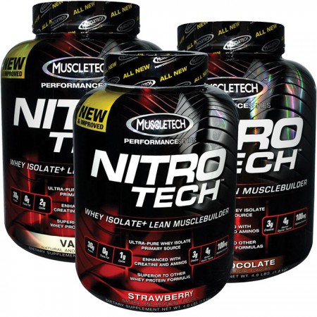 PROTEINA: Nitrotech performance series 4 libras. Muscletech - 42.990